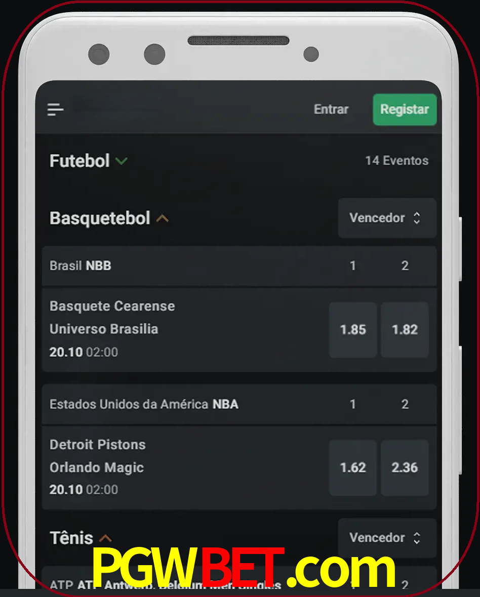 Aposte e assista aos esportes em formato ao vivo.