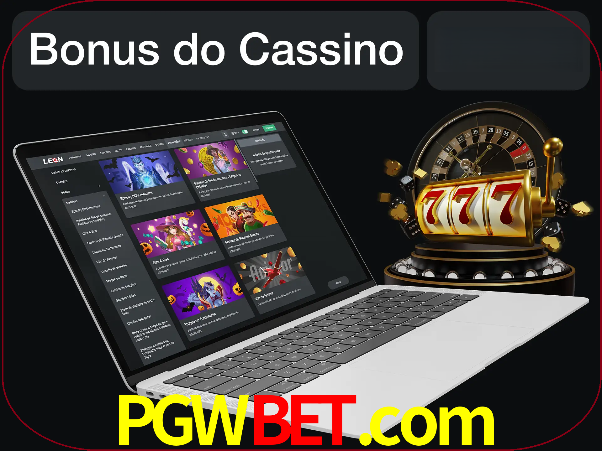 Use o bônus do cassino para começar melhor.