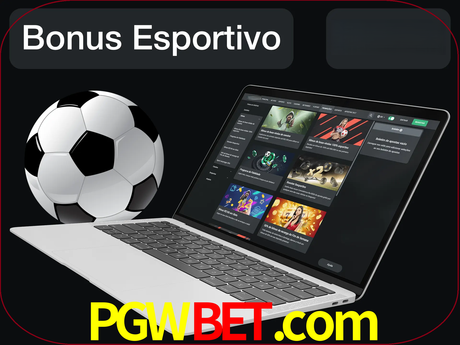 Antes de começar a apostar, use o bônus esportivo.